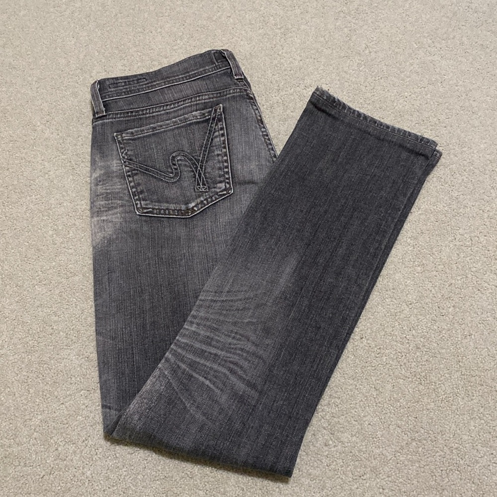 Citizens of Humanity Grey Distressed Jeans Sz 28